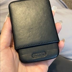 Coach card holder (never been used)